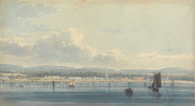 Sidmouth von der Küste aus von Henry Haseler