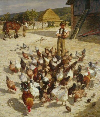 Eine Farm in Sussex von Henry Herbert La Thangue