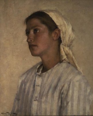 Porträt eines Mädchens von Henry Herbert La Thangue