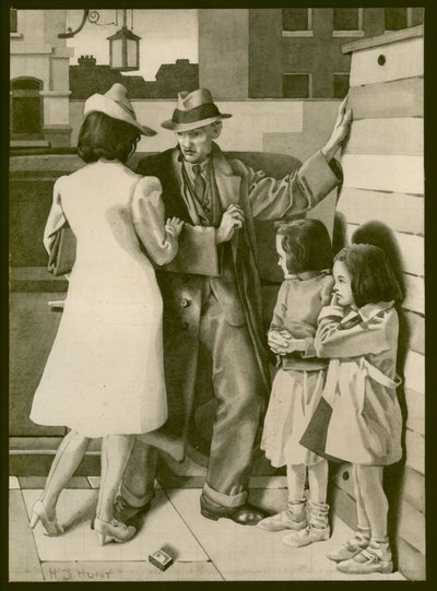 Ein Streit, ca. 1935 von Henry J. Hunt