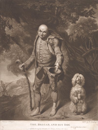 Der Bettler und sein Hund von Henry Kingsbury