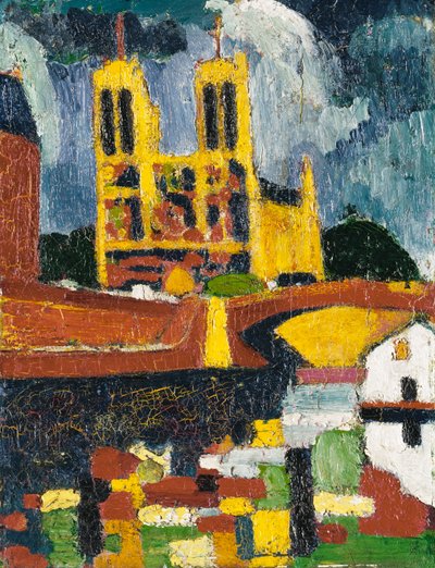 Notre Dame, ca. 1907 von Henry Lyman Saÿen