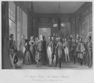 St. James Palace. Der Audienzsaal, um 1841 von Henry Melville