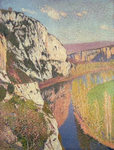 Landschaft bei Douellens, 1897 von Henry Moret