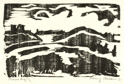 Landschaft mit Hügeln von Henry Nielsen