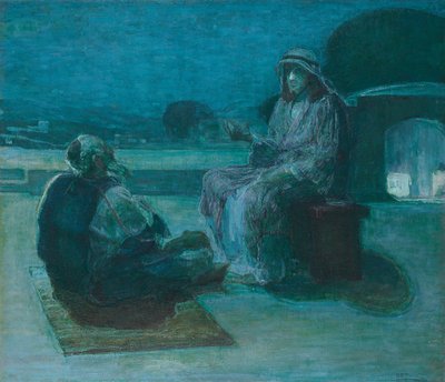 Nikodemus kommt zu Christus von Henry Ossawa Tanner