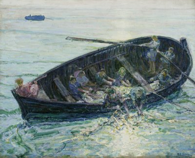 Der wunderbare Fischfang, ca. 1913-14 von Henry Ossawa Tanner