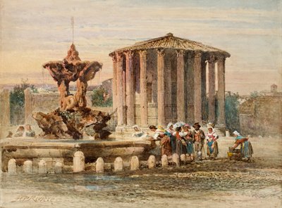 Brunnen in Rom von Henry Parsons Riviere