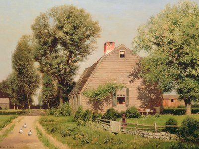 Altes Gehöft an der Landstraße, ca. 1889 von Henry Pember Smith