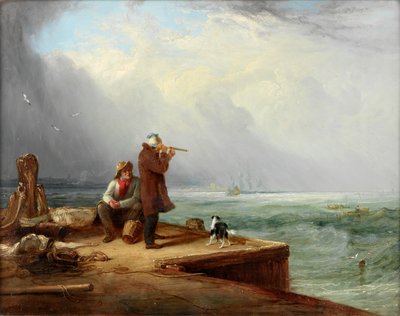 Der Ausguck, Shields Harbour, 1831 von Henry Perlee Parker