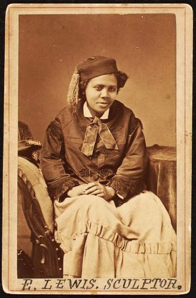 Carte de visite von Edmonia Lewis, ca. 1870 von Henry Rocher