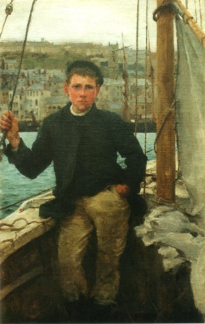 Porträt von Jack Rolling von Henry Scott Tuke