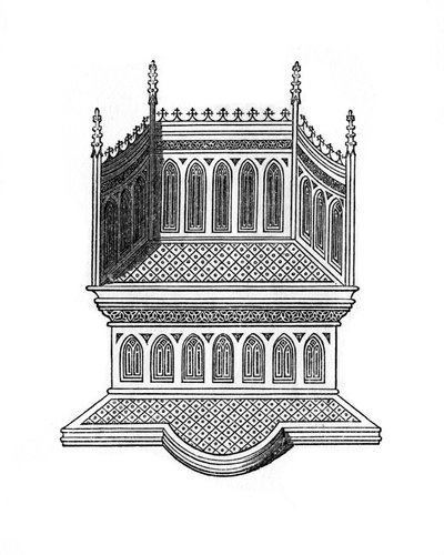 Thron, 1843 von Henry Shaw