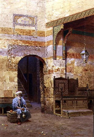 Ein Innenraum, Kairo von Henry Sutton Palmer