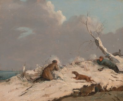 Entenjagd im Winter von Henry Thomas Alken