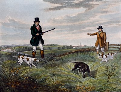 Rebhuhnjagd von Henry Thomas Alken