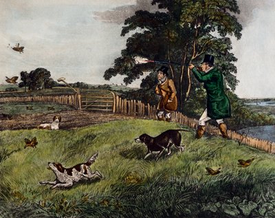 Rebhuhnjagd von Henry Thomas Alken