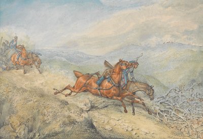 Schuss aus einer Kanone von Henry Thomas Alken