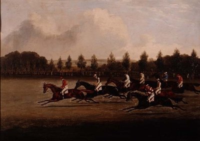 Start des Doncaster St. Leger von Henry Thomas Alken