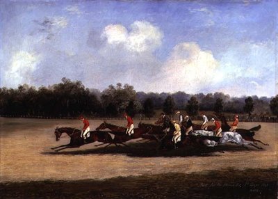 Der Start des St. Leger von Henry Thomas Alken