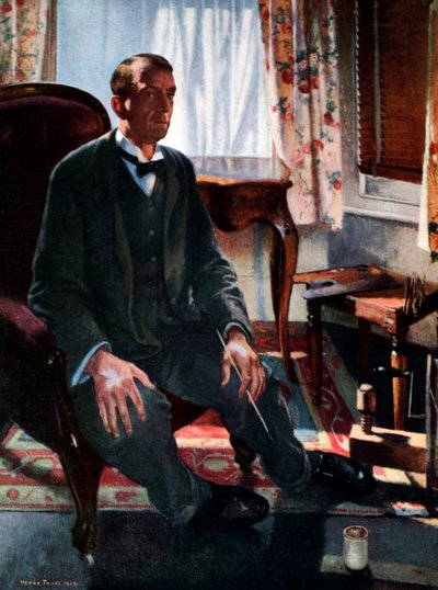 Selbstporträt, 1909, 1926 von Henry Tonks
