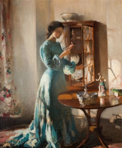 Der China-Schrank, 1903 von Henry Tonks