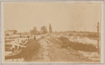 Chertsey Schleuse & Brücke von Henry W. Taunt