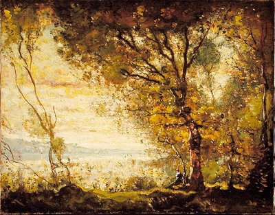 Sonnenuntergang am Mystic River, Connecticut von Henry Ward Ranger