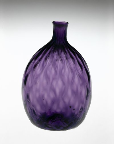 Taschenflasche von Henry William (attr.to) Stiegel