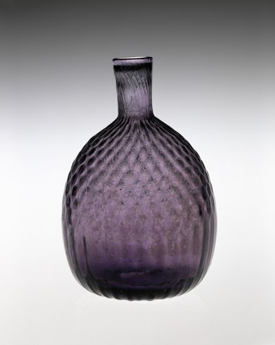 Taschenflasche von Henry William (attr.to) Stiegel
