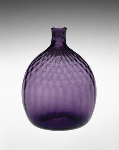 Taschenflasche von Henry William (attr.to) Stiegel