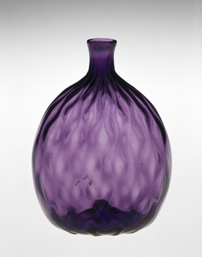 Taschenflasche von Henry William (attr.to) Stiegel