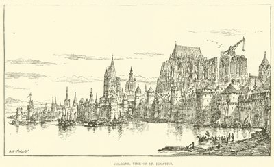 Köln, zur Zeit des heiligen Ignatius (Stich) von Henry William Brewer