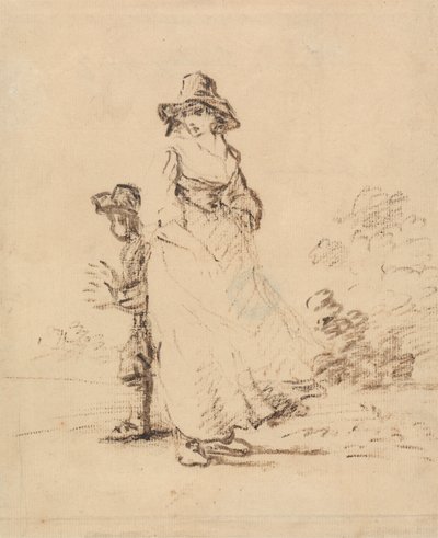 Ein Landjunge und ein Landmädchen von Henry William Bunbury