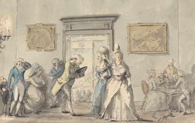 Eine Soiree von Henry William Bunbury