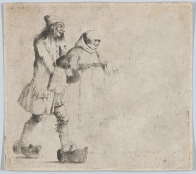 Fröhlicher Bauer und Mönch, 1770 von Henry William Bunbury