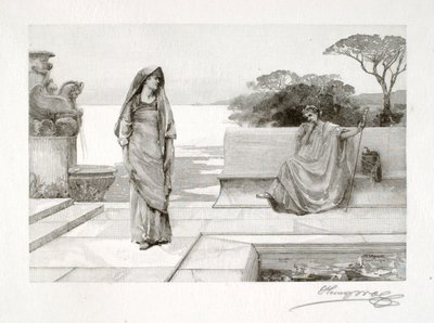 Horaz und Lydia von Henry Wolf