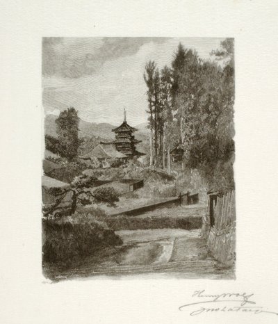 Alte Pagode von Henry Wolf