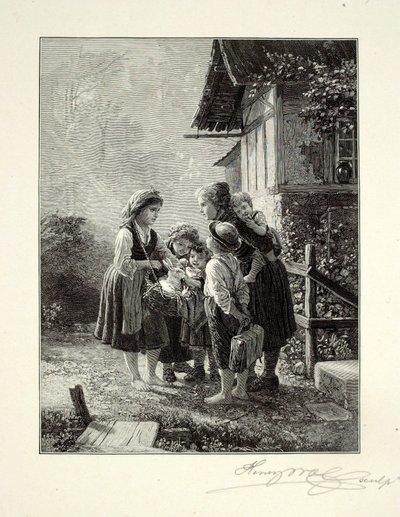 Der kleine Kaninchenverkäufer von Henry Wolf