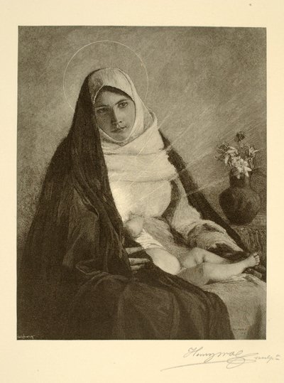 Die Madonna der Rose von Henry Wolf