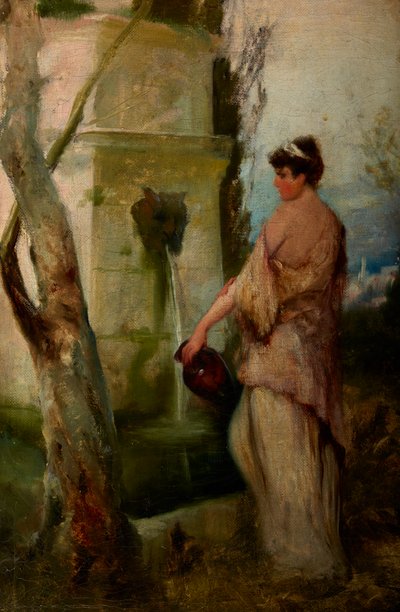 Mädchen am Brunnen von Henryk Siemieradzki
