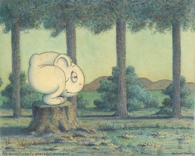 Ein außergewöhnlich friedlicher Moment, ca. 1910 von Herbert E. Crowley