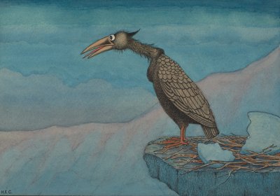 Frisch geschlüpfter Raubvogel, ca. 1910 von Herbert E. Crowley