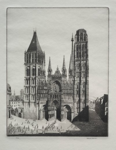 Kathedrale von Rouen von Herbert Gordon Warlow