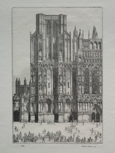 Kathedrale von Wells von Herbert Gordon Warlow