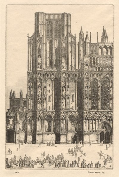 Kathedrale von Wells von Herbert Gordon Warlow