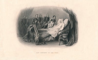 Letzte Momente des Zaren, ca. 1857 von Herbert Bourne
