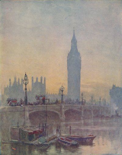 Die Houses of Parliament, London, 1910 von Herbert Menzies Marshall