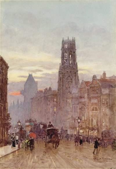 Blick die London Street hinunter von Herbert Menzies Marshall