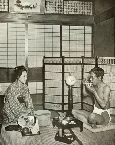 Sommernegligé in Kumamoto, 1910 von Herbert Ponting